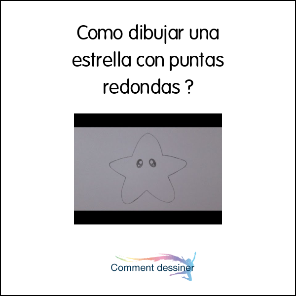 Como dibujar una estrella con puntas redondas